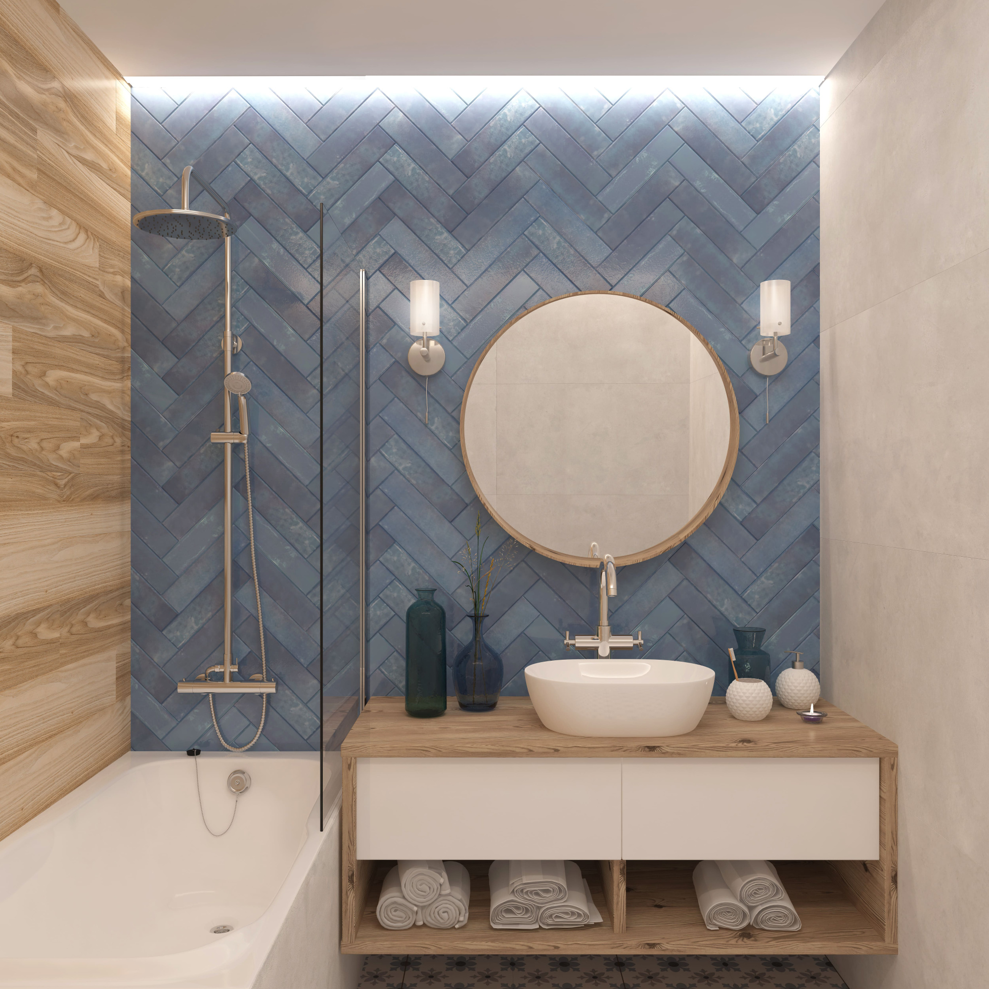 Умывальник накладной A257A овальный без перелива (485*350*140 мм)