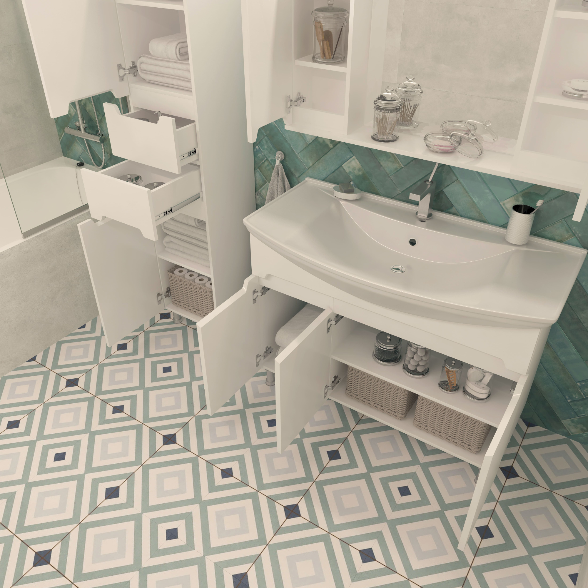 105 Тумба "Paola 105" (ум. Стиль 1050)