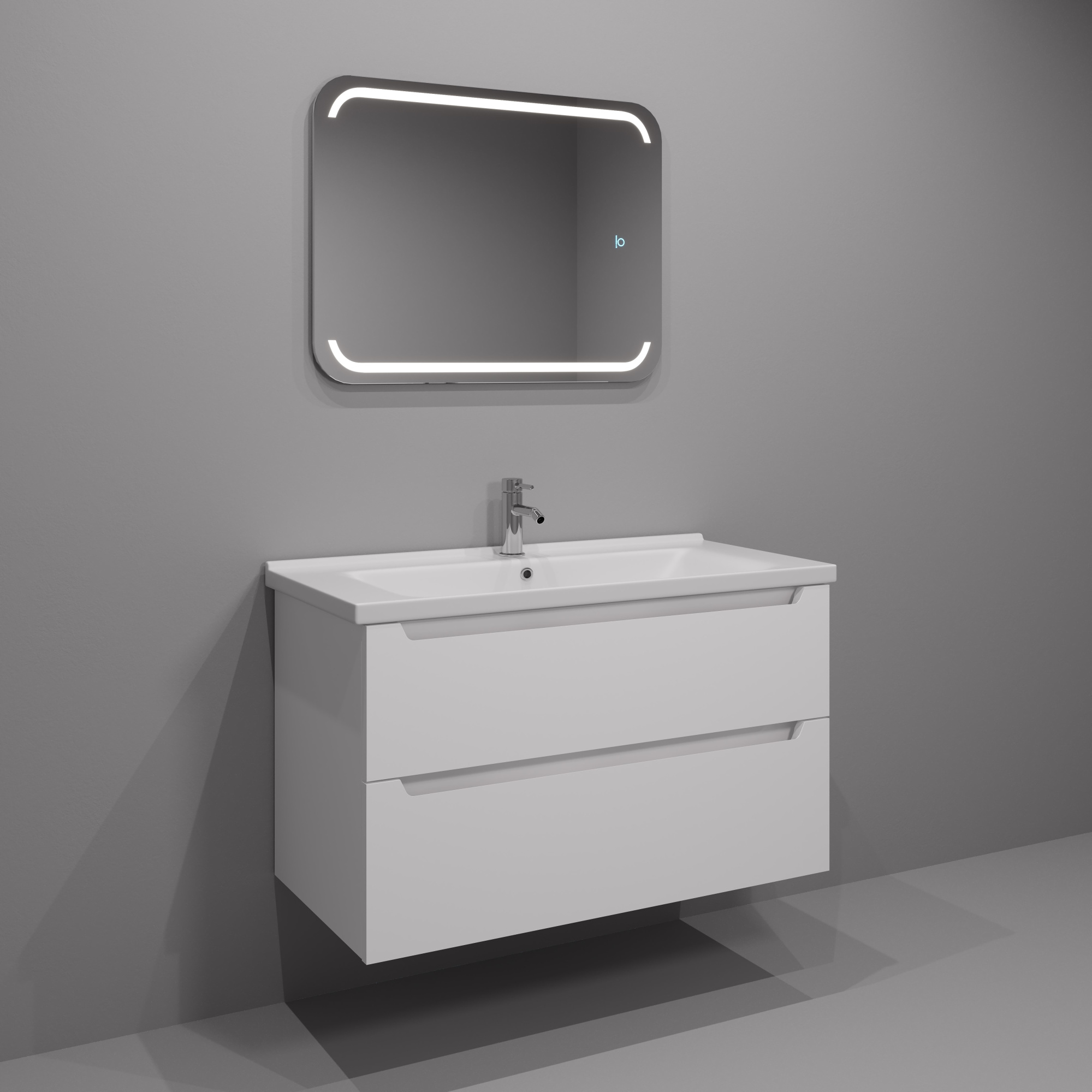 100 Подвесная тумба "Paola 100" №2 (ум. Миранда 100, Грэмми 1000, Line 1000)