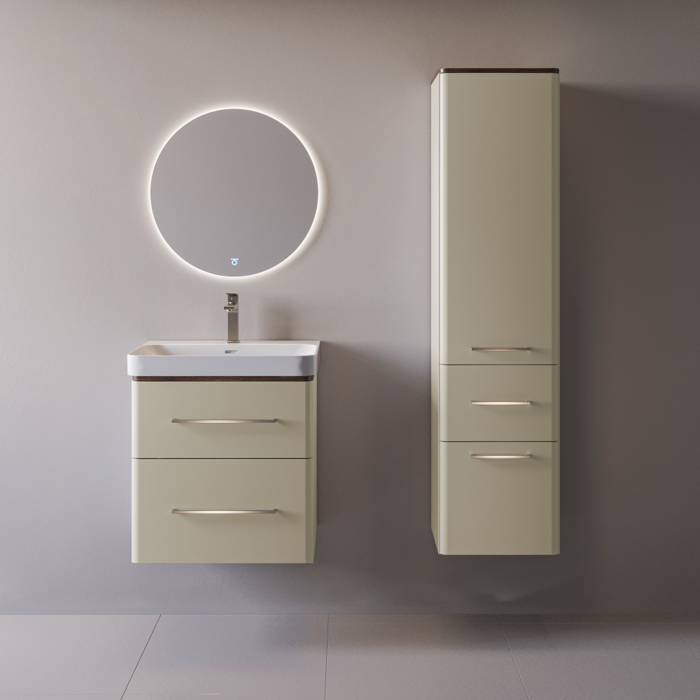 40 Пенал-шкаф подвесной "Перл 40" кашемир