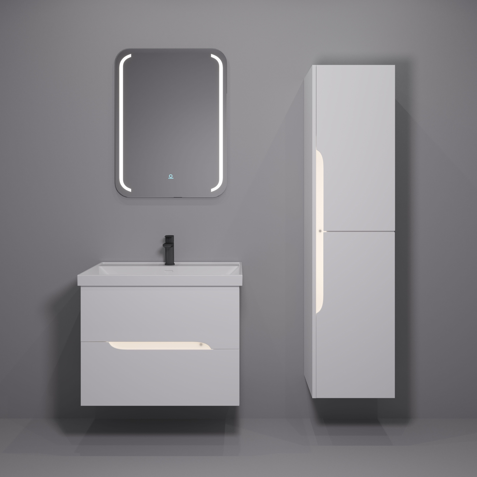 75 Тумба подвесная Шелл 75 (ум. Line 75, Элина 75)