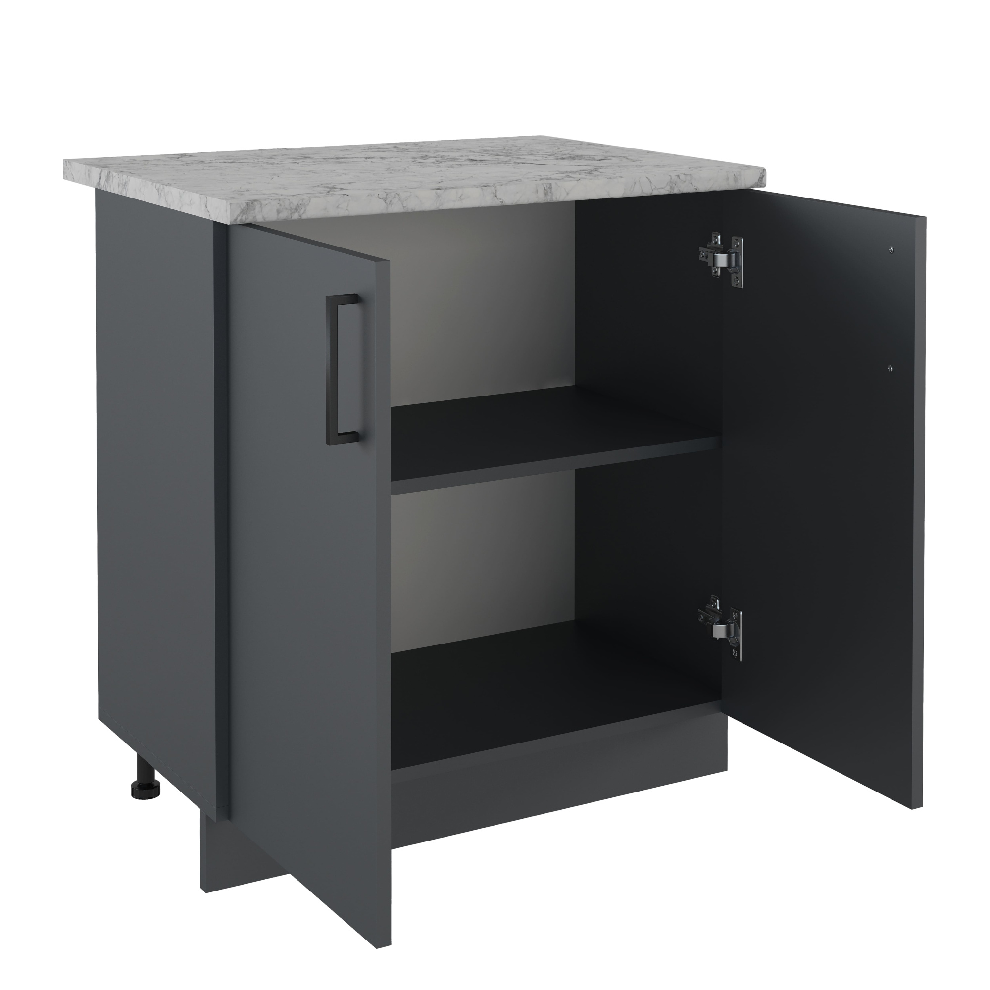 800 Стол рабочий/разделочный - Графит (80*84*43)