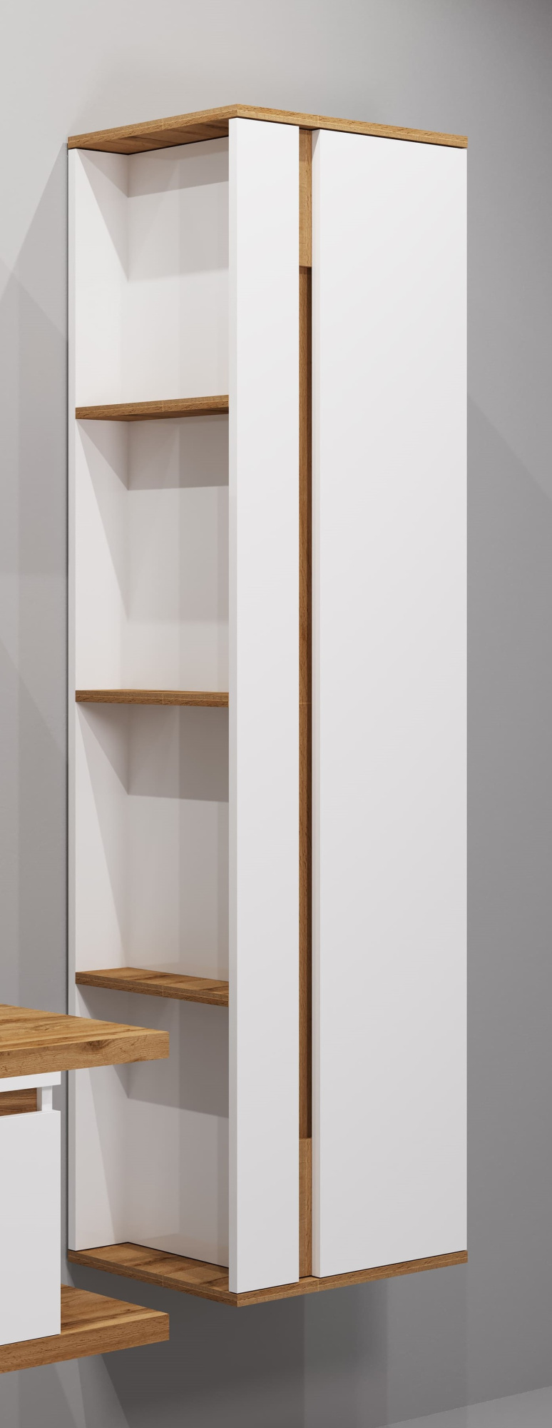 45 Подвесной пенал-шкаф "Forest 45" универсальный Pur-клей