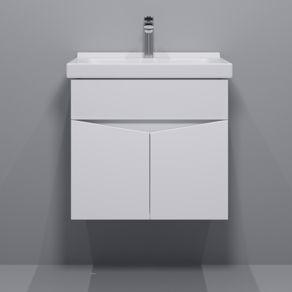 60 Подвесная тумба Брикстон 60 (ум. Фостер 600, Fest 60) в разборе