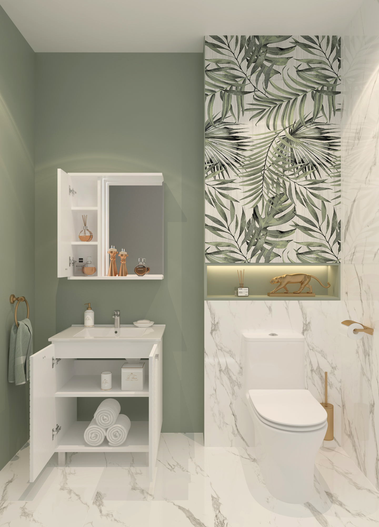 65 Зеркало-шкаф "Sky 65"