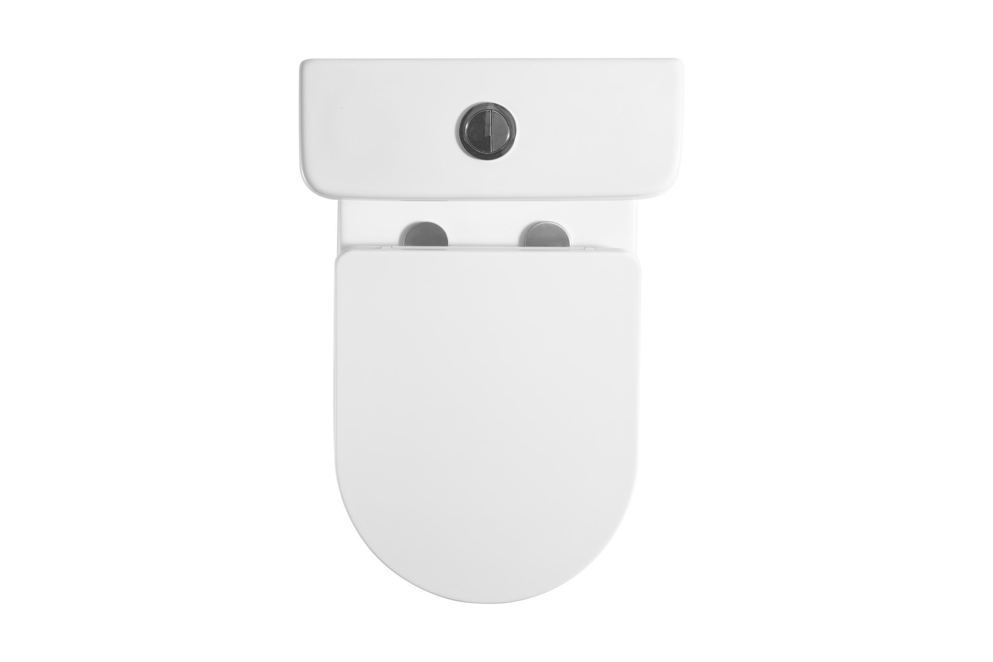 Унитаз-компакт EG310T безободковый круговой смыв, сиденье тонкое ДП, крепления, арматура, горизонтальный выпуск