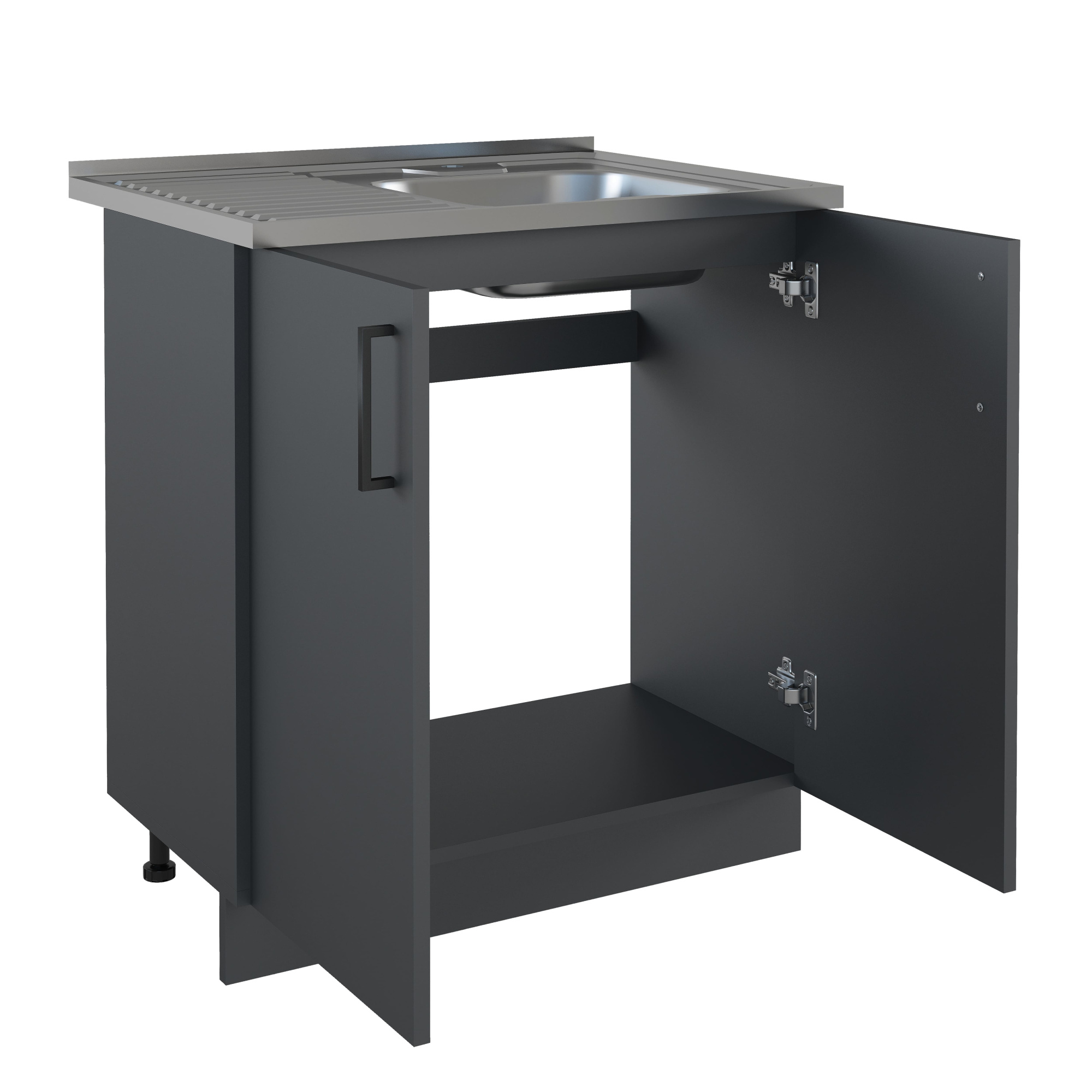 800 Стол под мойку - Графит (мойки 50*80, 60*80)