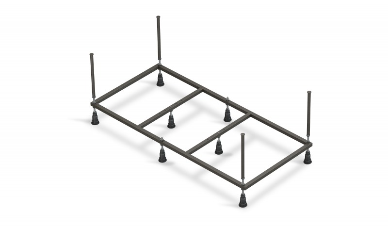 Рама д/ванны VIRGO : 170 NEW метал. в комплекте со сборочным пакетом, Сорт 1