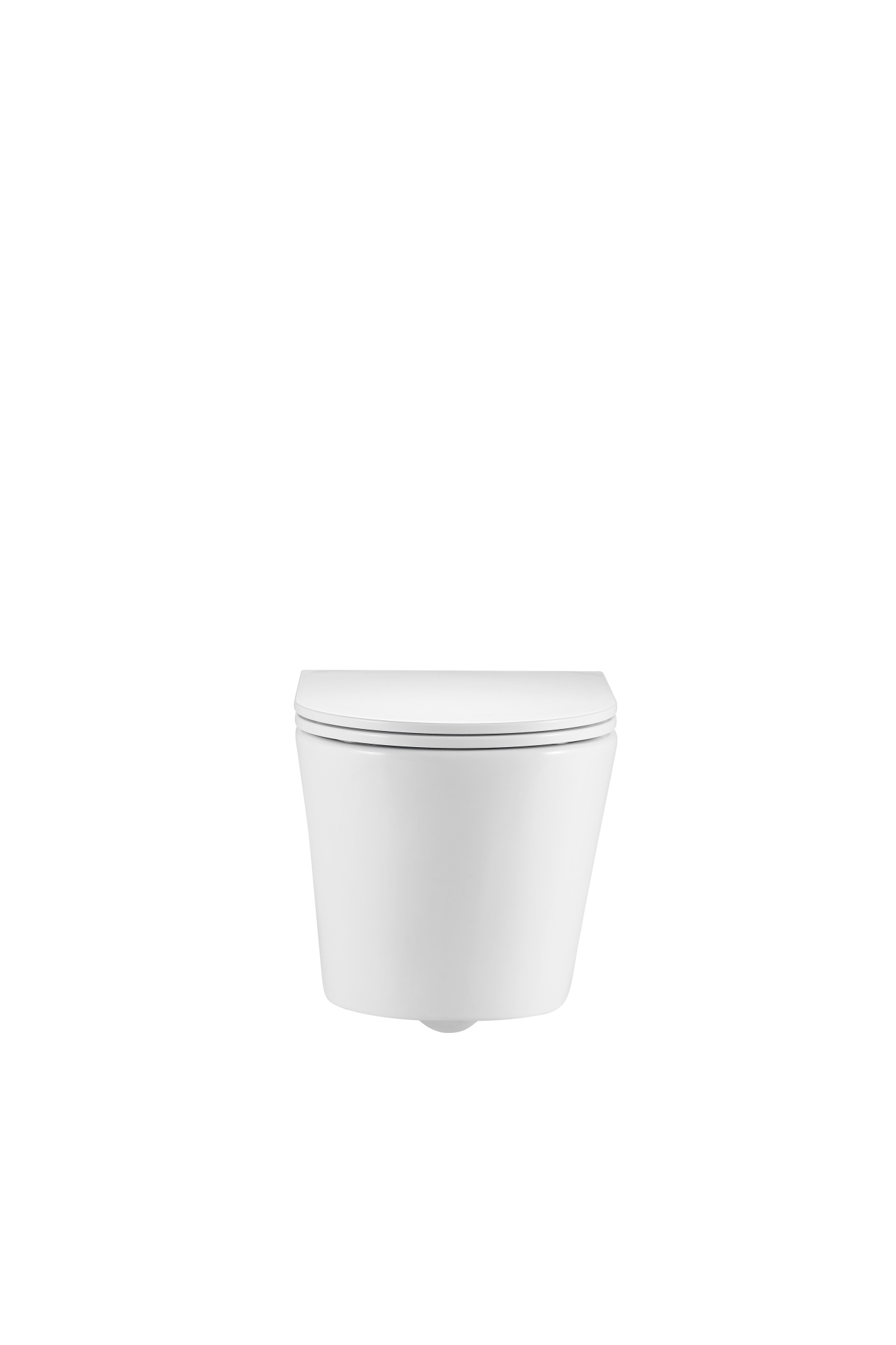 Унитаз подвесной K504 безободковый, сиденье тонкое ДП, крепления