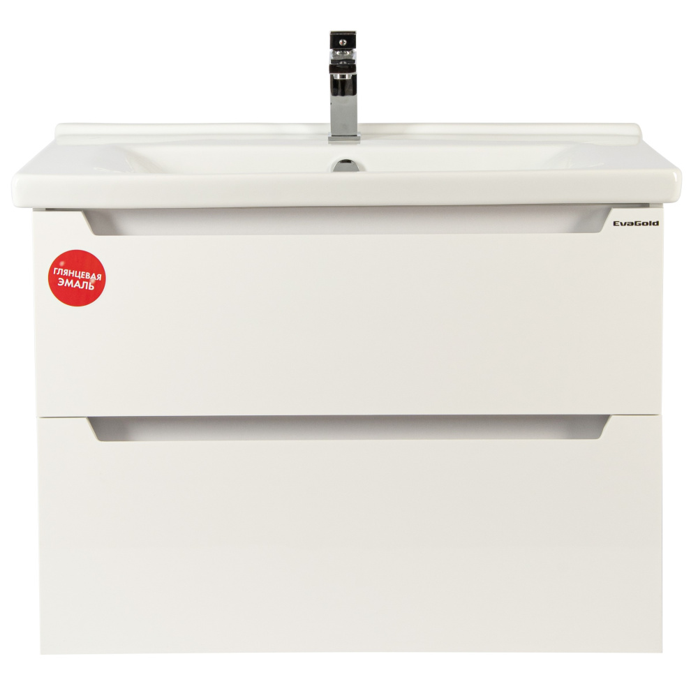 80 Подвесная тумба "Паола 80" №2 с выдв. ящ. (ум. Грэмми 80, Миранда 80, COMO 80)