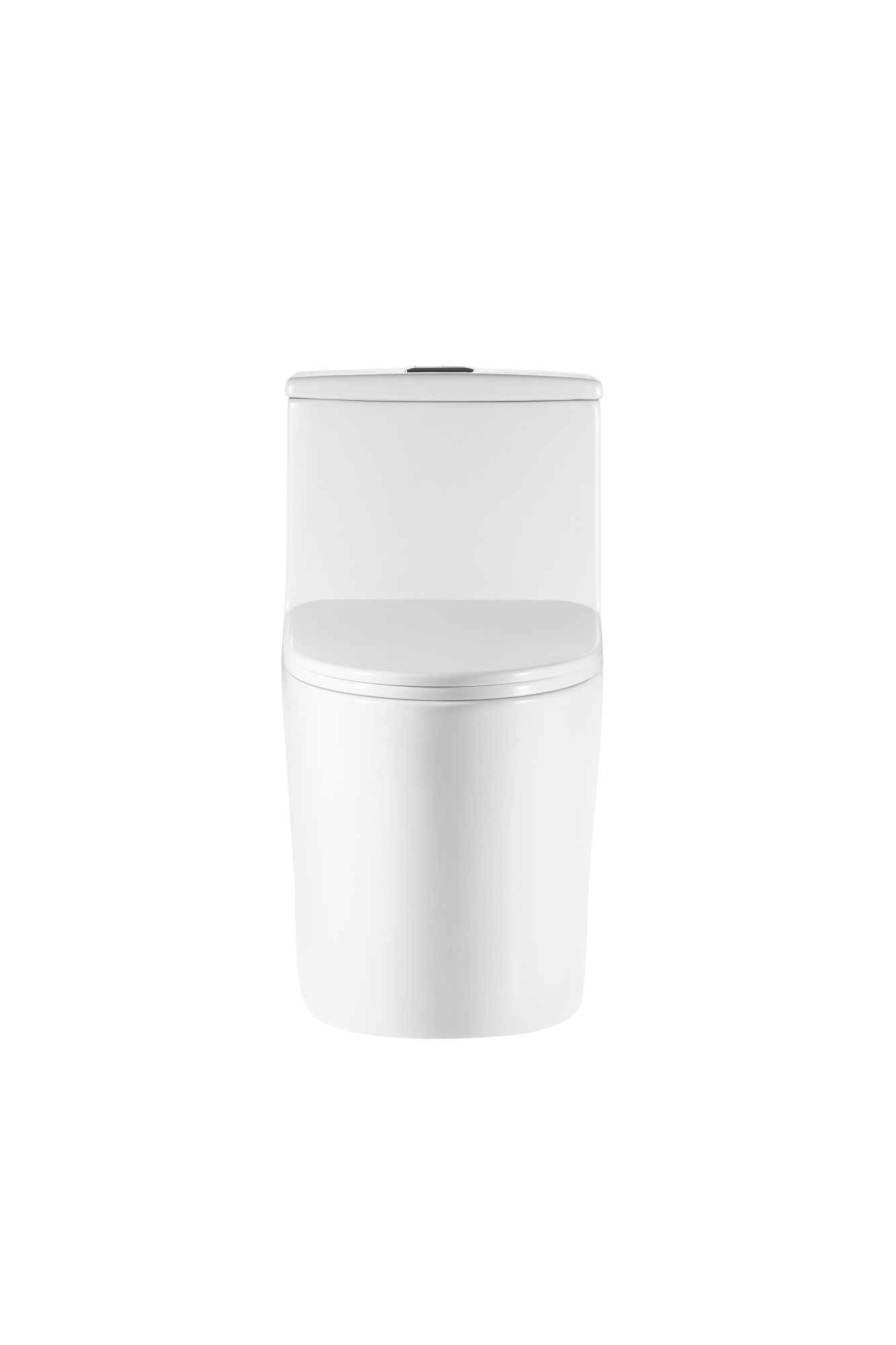 Унитаз-моноблок 5003 безободковый, сиденье тонкое ДП, арматура (с гофрой и подводкой)