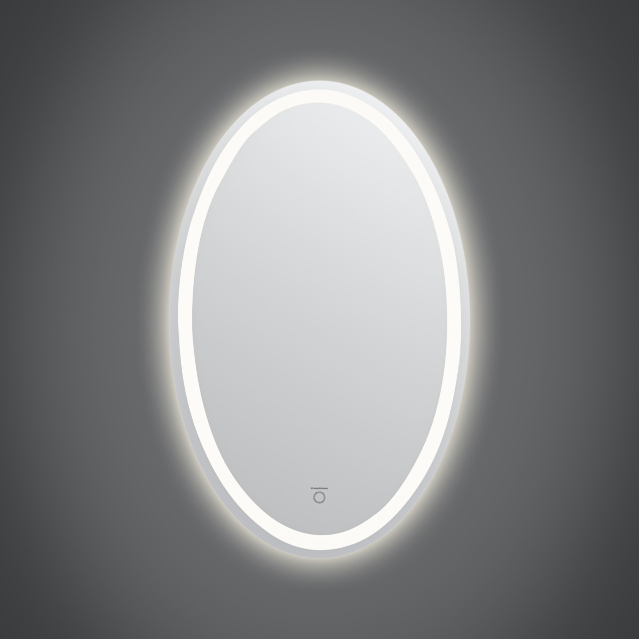 Зеркало Опал 60х90 овальное с LED подсветкой