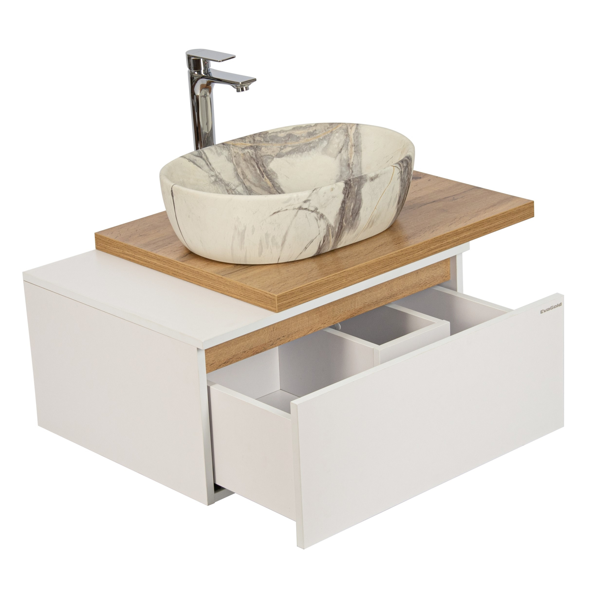 80 Подвесная тумба "Forest 80" (ум. А433 BM /А433 WGM) Pur-клей