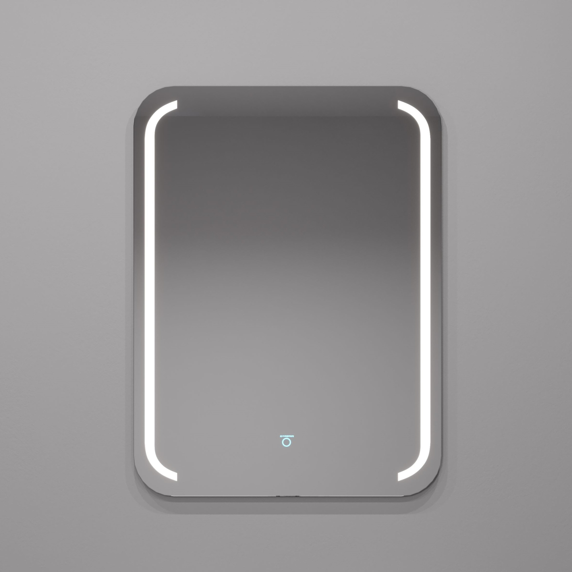 Зеркало Paola 60x80 light прямоугольное с LED подсветкой (2 варианта навеса)