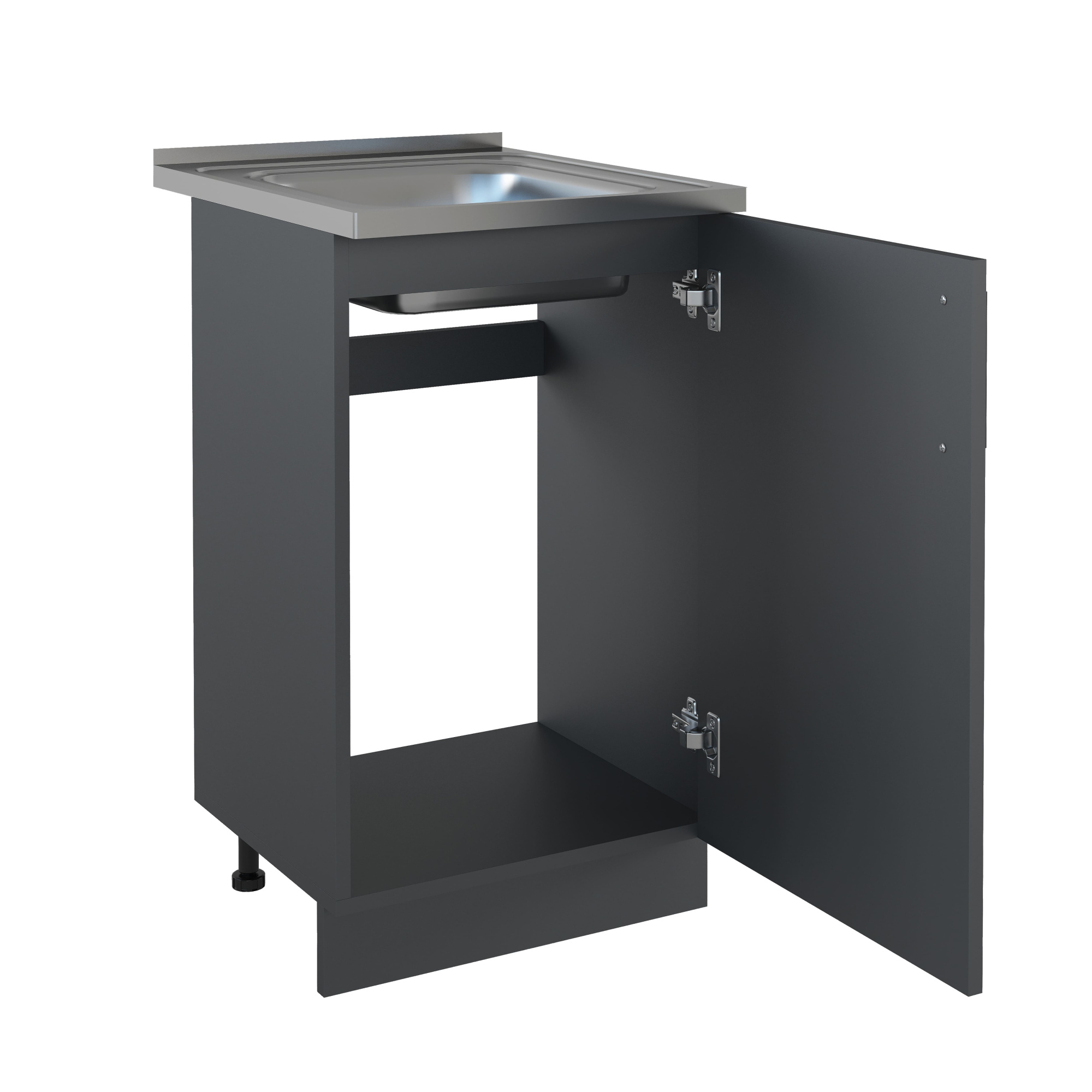 500 Стол под мойку - Графит (мойка 50*50)