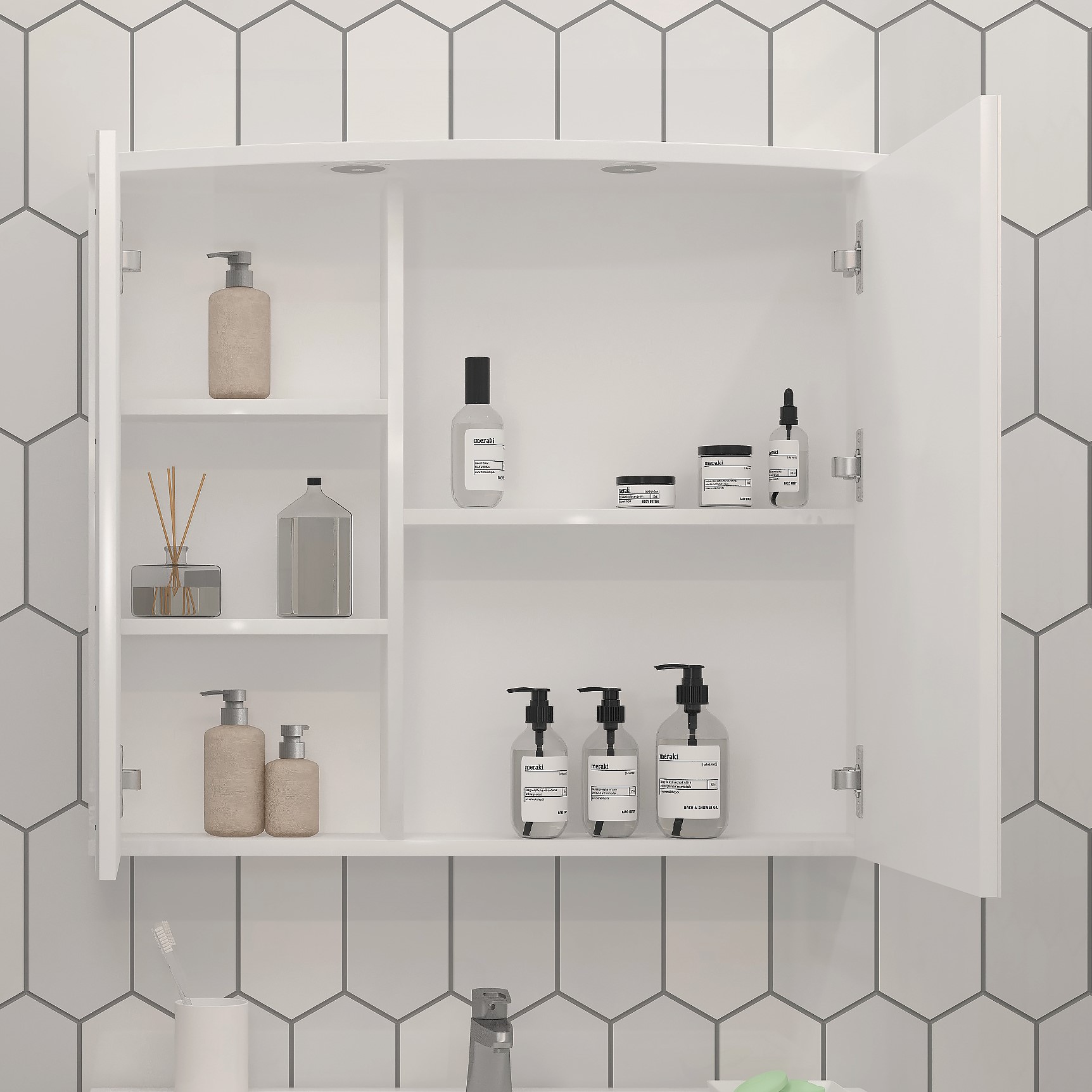 80 Зеркало-шкаф "Cosmo 80"