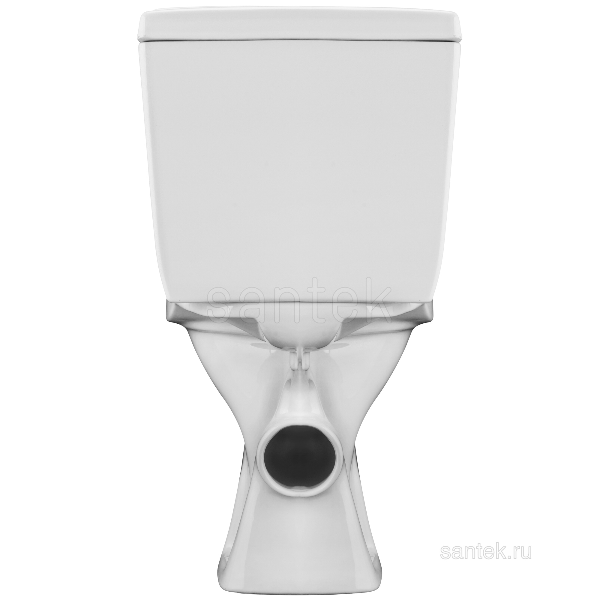 Унитаз-компакт "Анимо" косой (стандарт: 2-реж., дюро, метал крепеж)