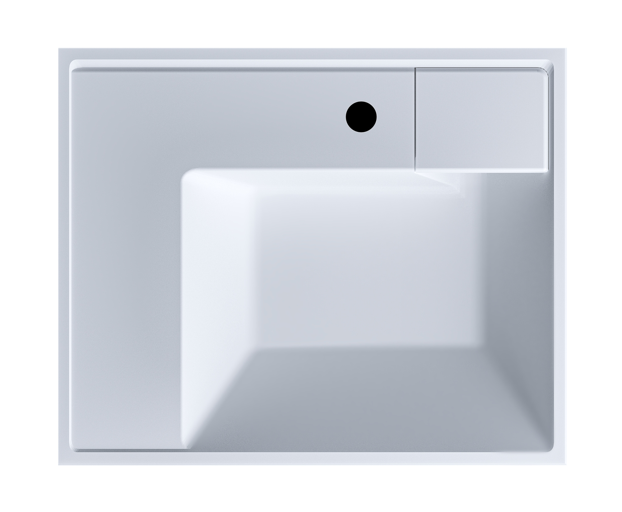 Раковина Vega 50  на стир. машину узкая 600*500*100 (кронштейн, крепление для умывальника)