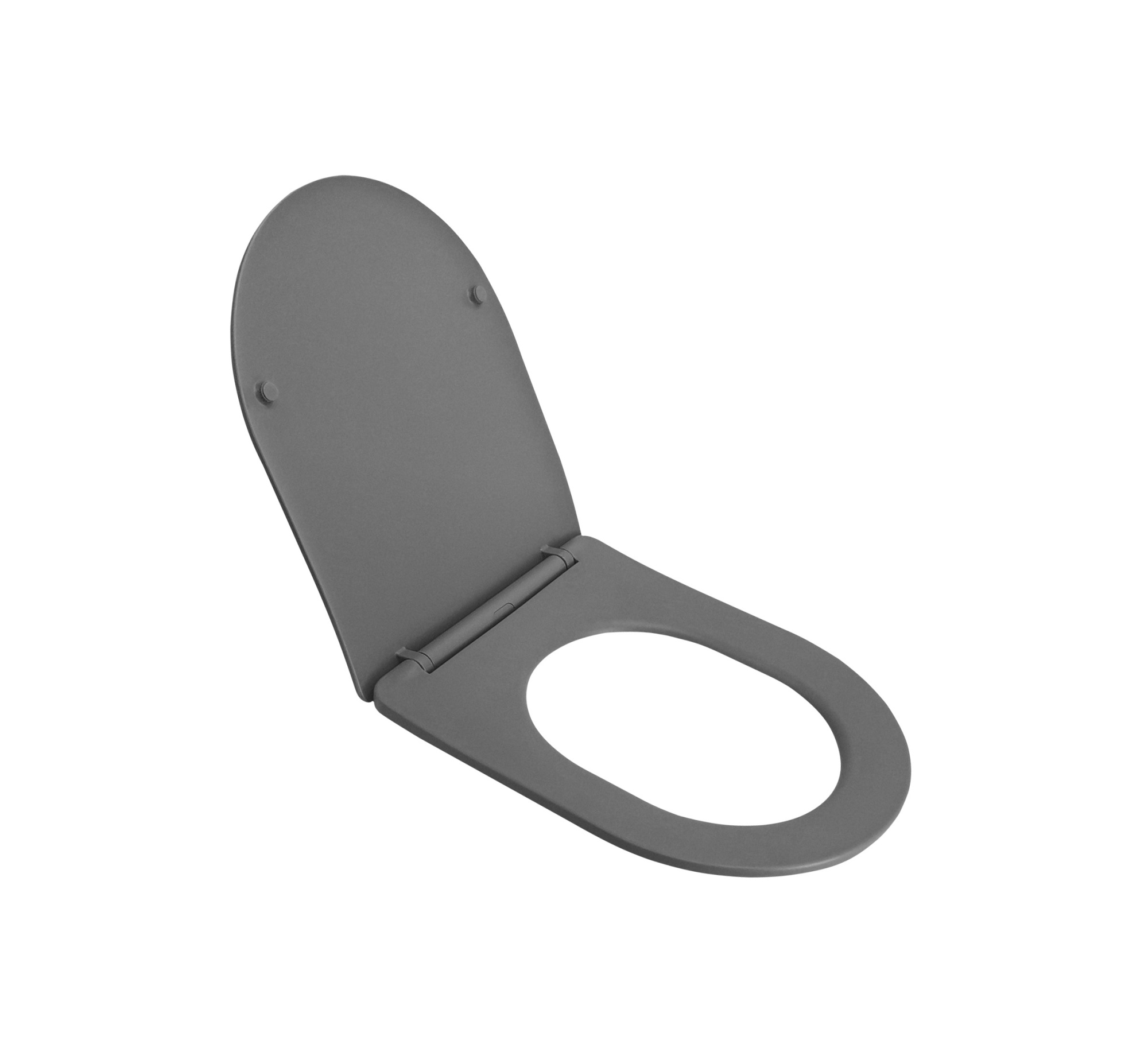 Сиденье ДП с доводчиком для унитаза K505GM, EG505Gray