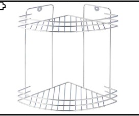 Полка угловая хром 2-ая W2672C-2, хром