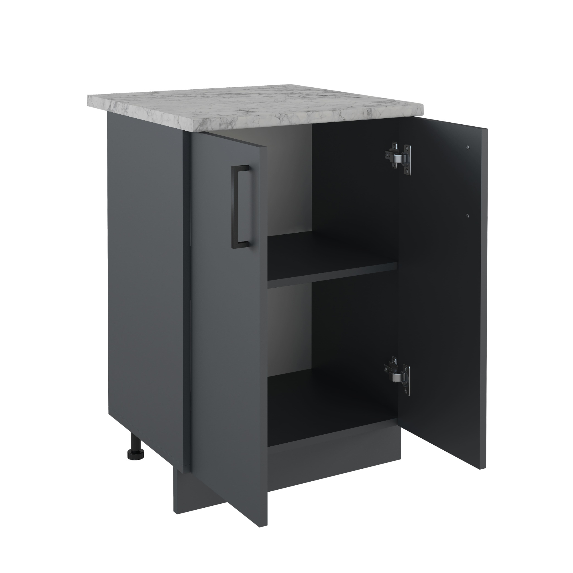 600 Стол рабочий/разделочный - Графит (60*84*43)