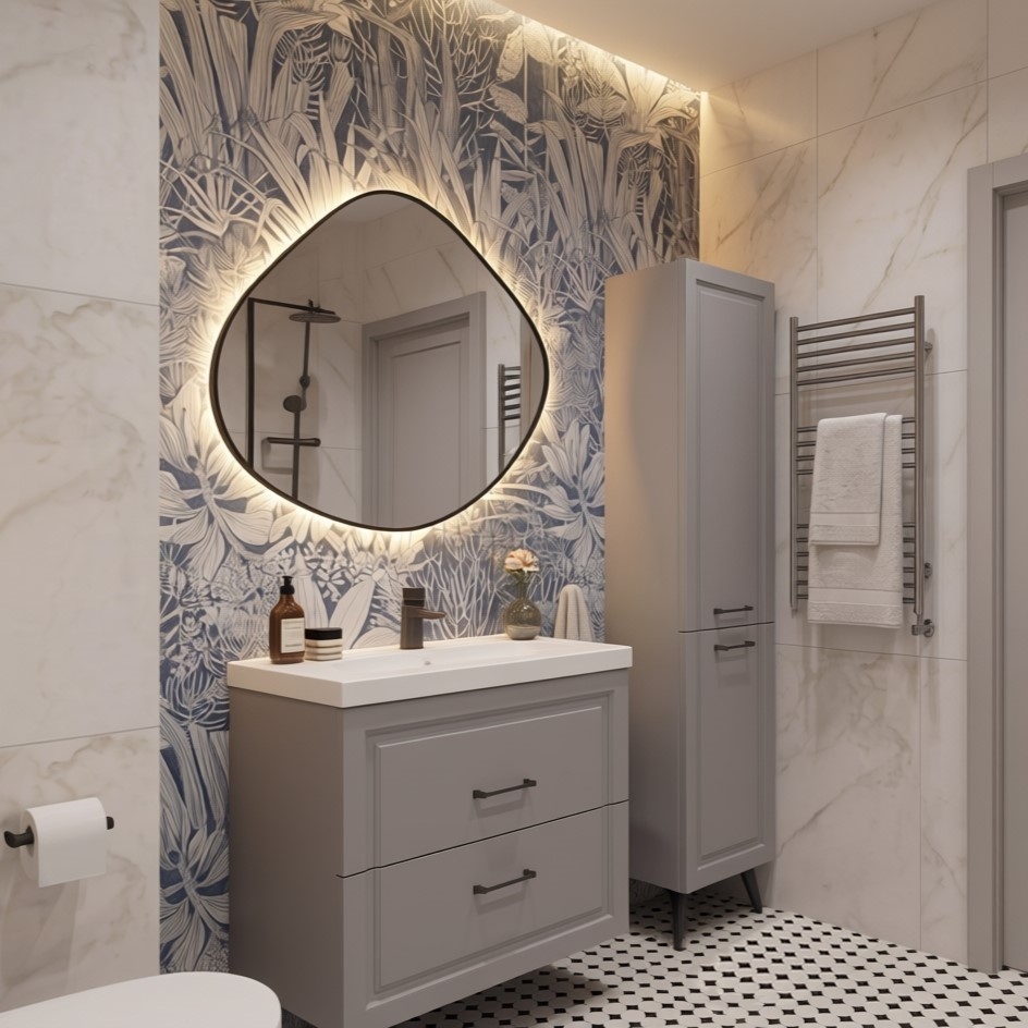 60 Тумба Орлеан 60 (ум. Эстель 60), (универсальная, цвет серый)