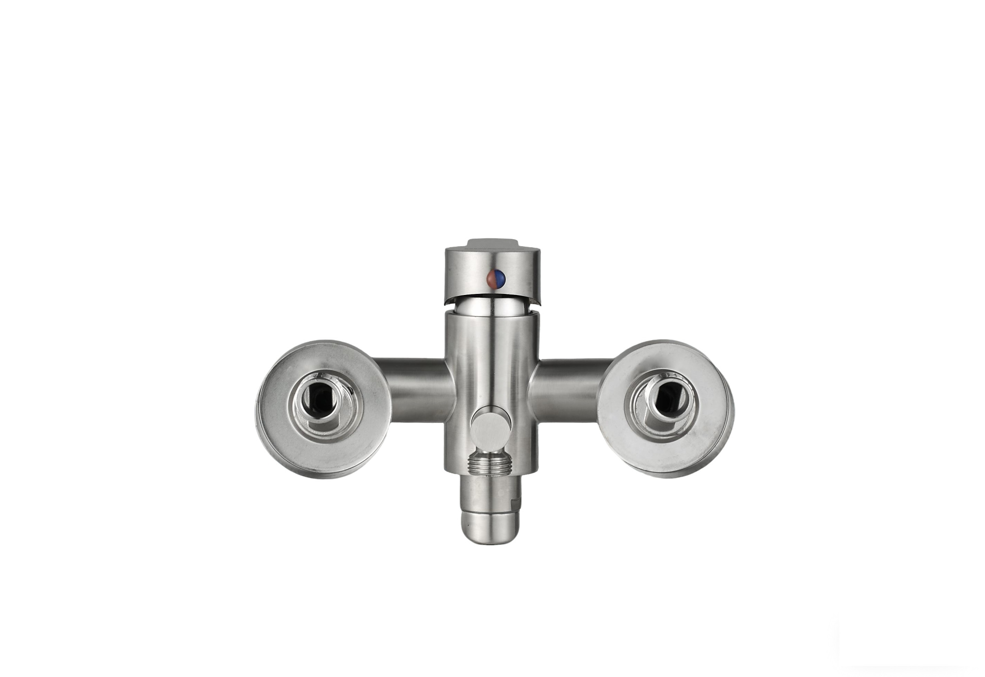 Смеситель для ванны Монтес, нержавеющая сталь, с лейкой и шлангом, EvaGold