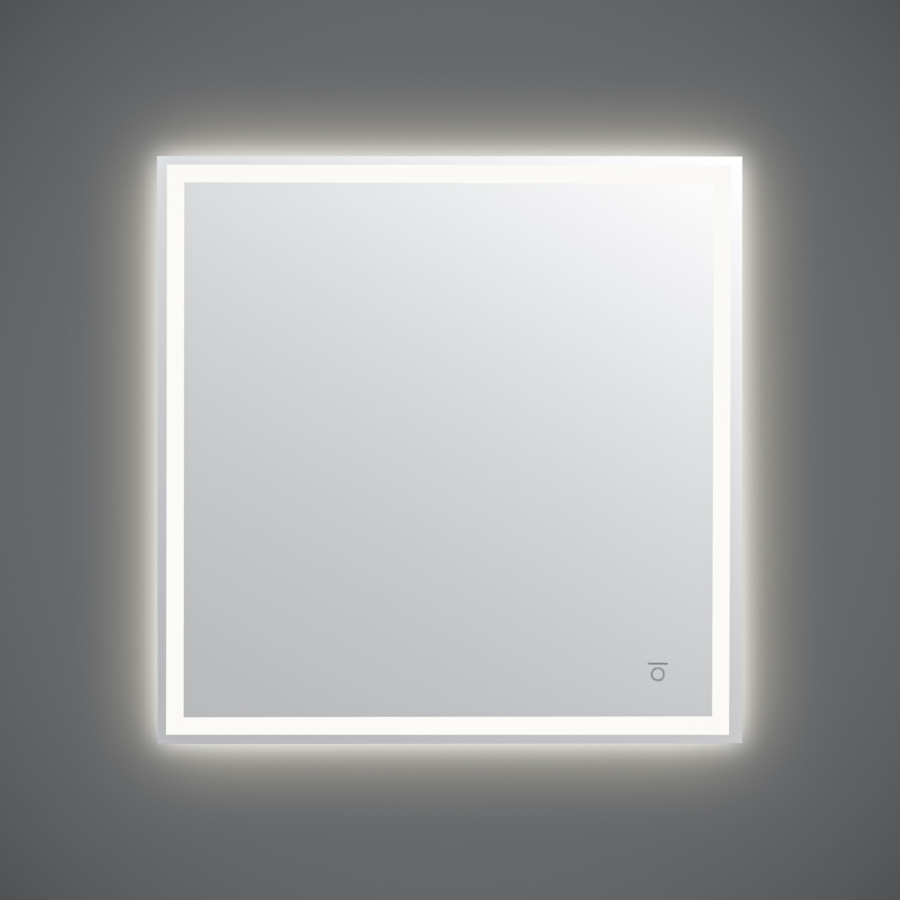 Зеркало Легато 80x80 лайт квадратное с LED подсветкой