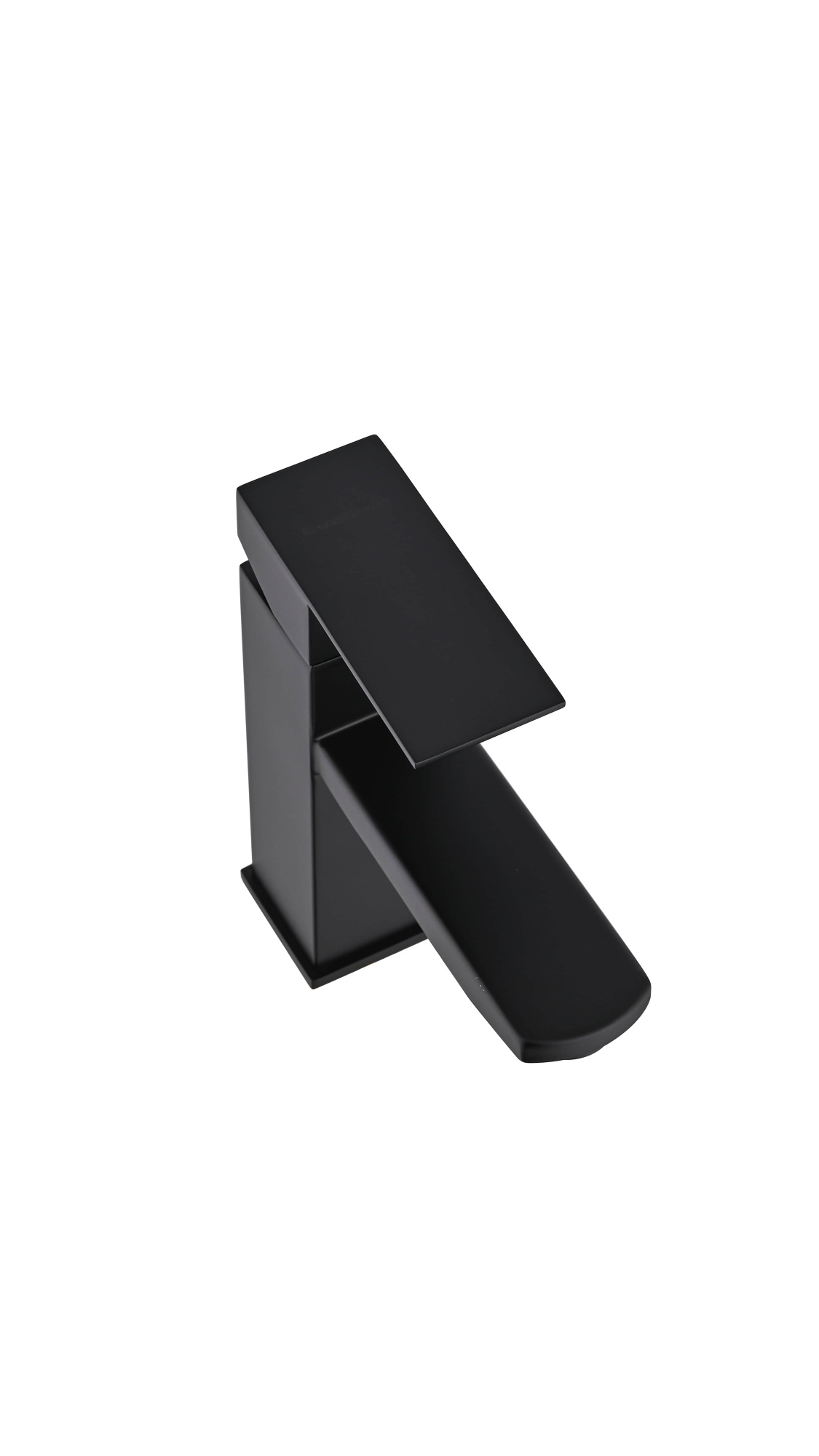 Смеситель для раковины Сандеро, черный, нержавеющая сталь, EvaGold