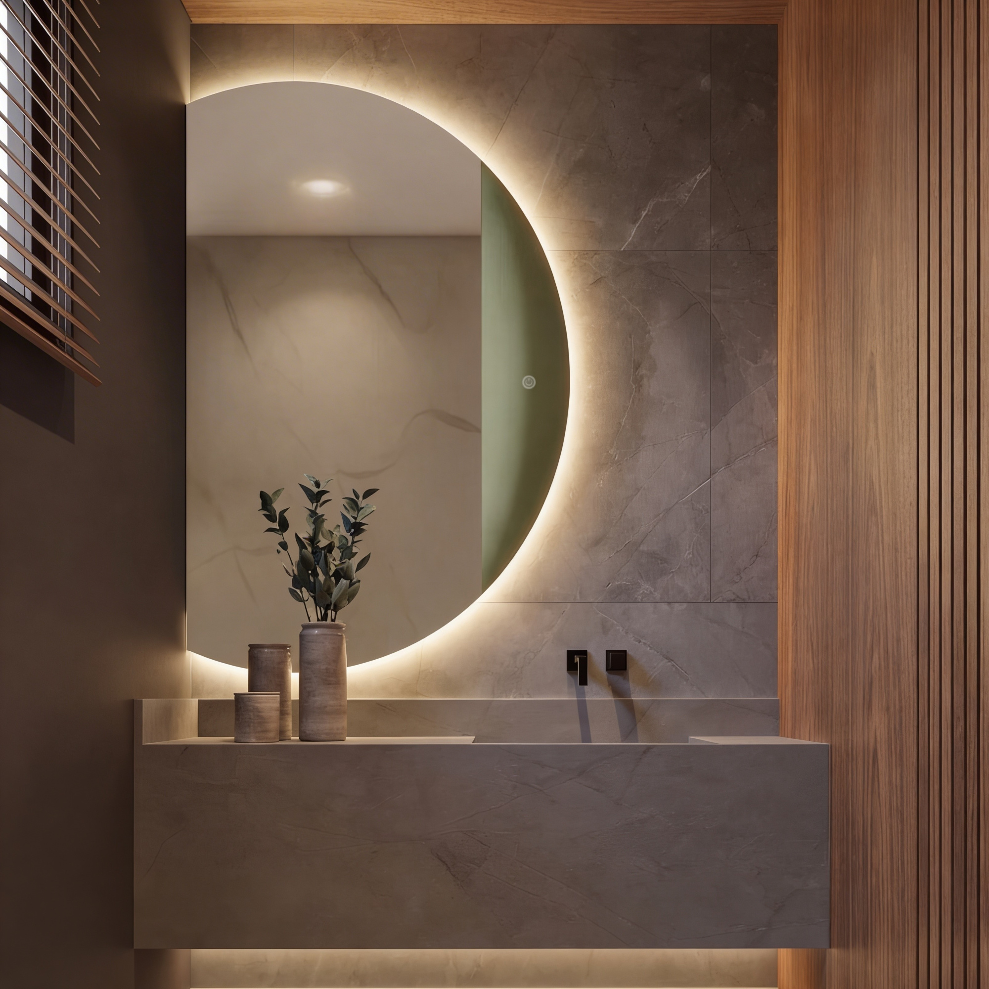 Зеркало Рим 60х80 Лайт с LED подсветкой