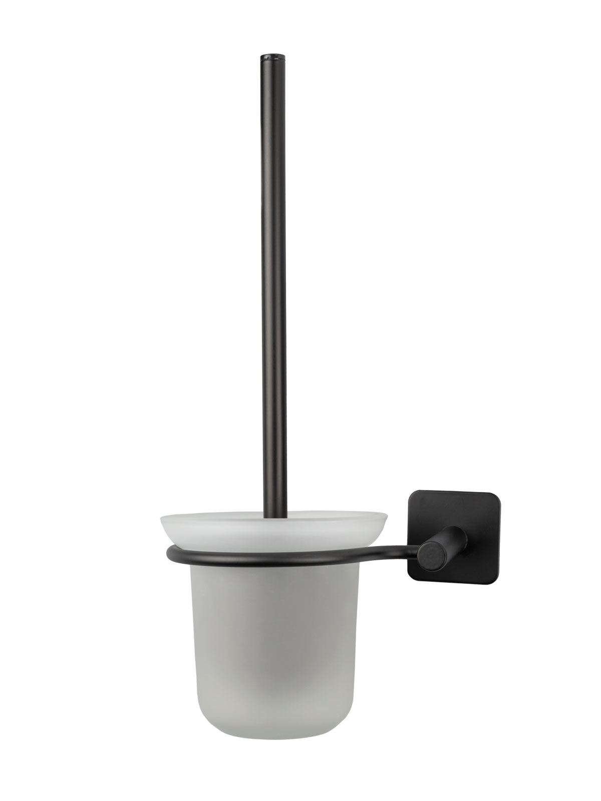 ерш сантехнический стекло, металл черный на липучке B6445P-12