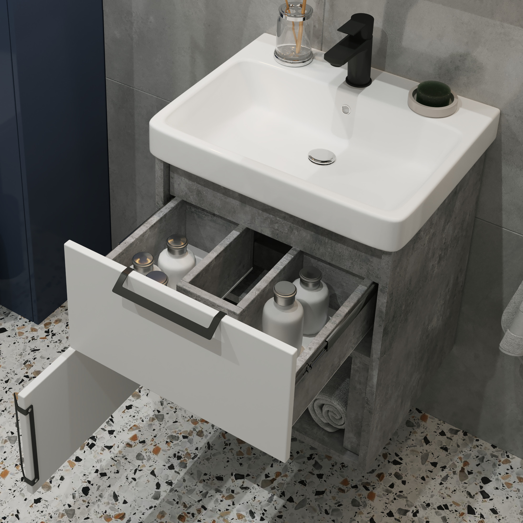 55 Подвесная тумба "Hunter 55" (ум. Адриана-55)