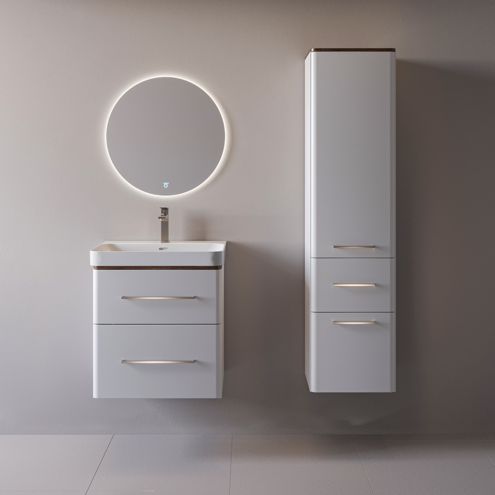 40 Пенал-шкаф подвесной "Перл 40" белый