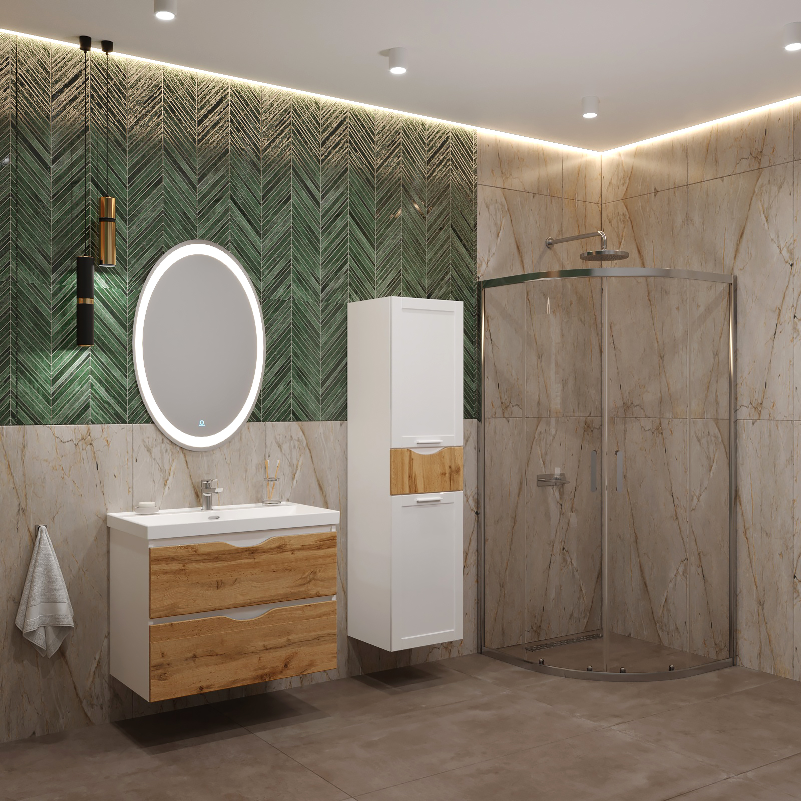 40 Пенал-шкаф подвесной Ингрид 40