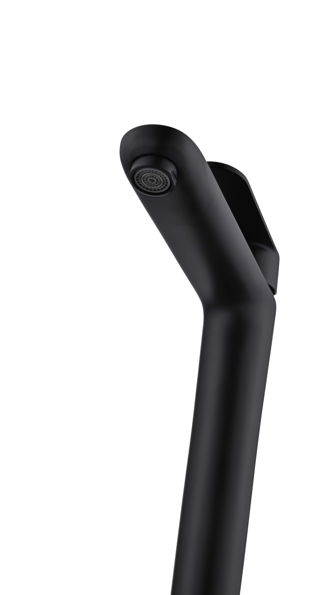 Queens FW04B-PVD Смеситель для раковины высокий латунь, черный EvaGold