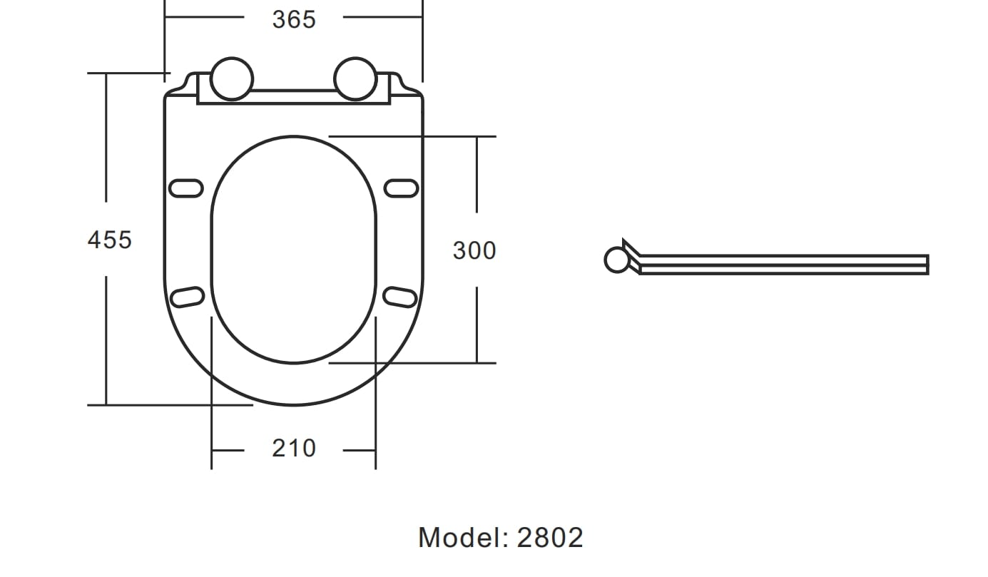 Сиденье ДП с доводчиком для унитаза A2802