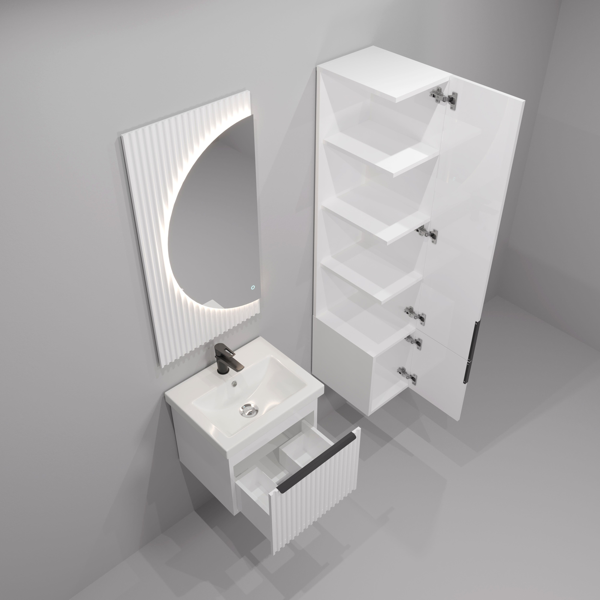 50 Зеркало "Tai 50" Белый