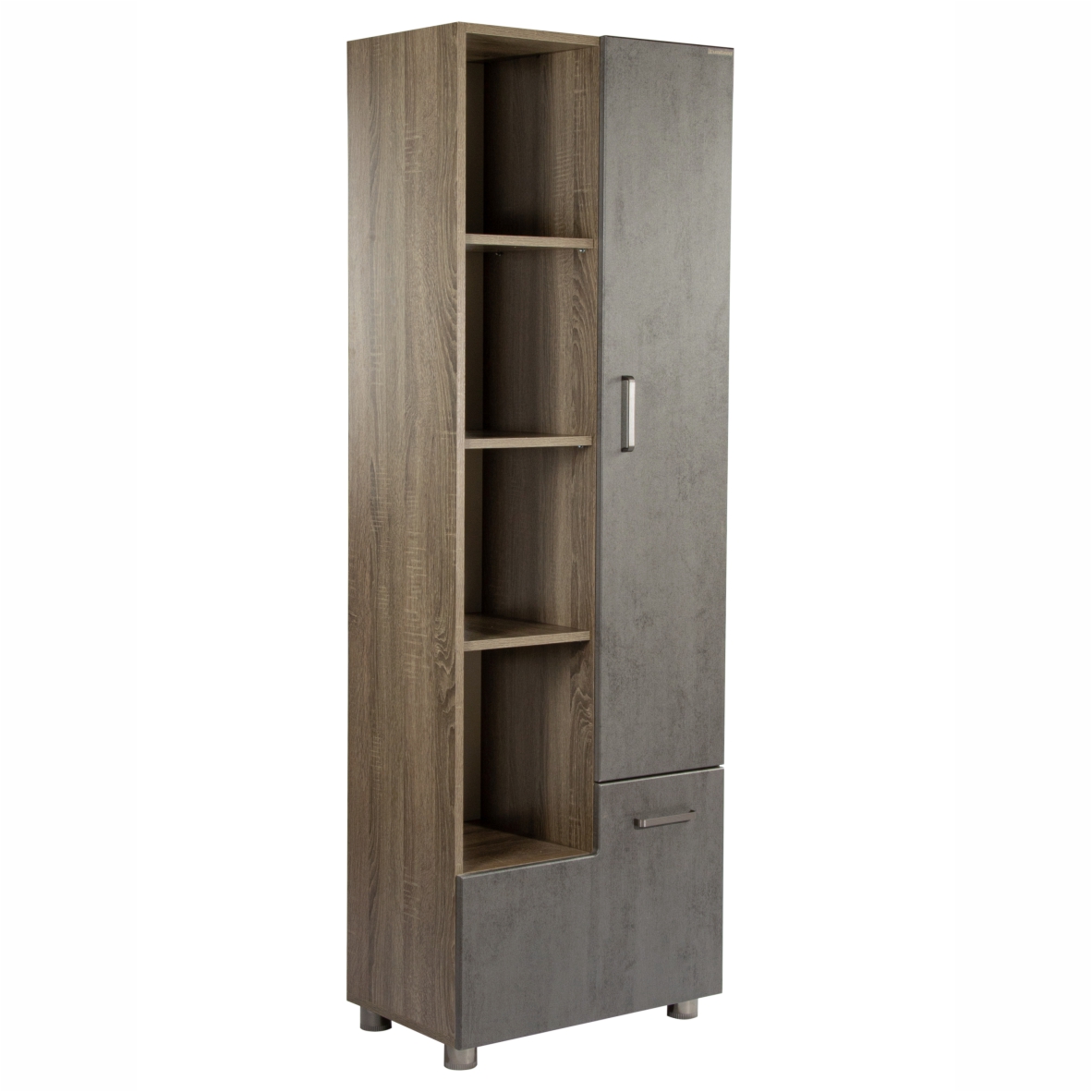 60 Пенал-шкаф "Catherine 60" серый камень