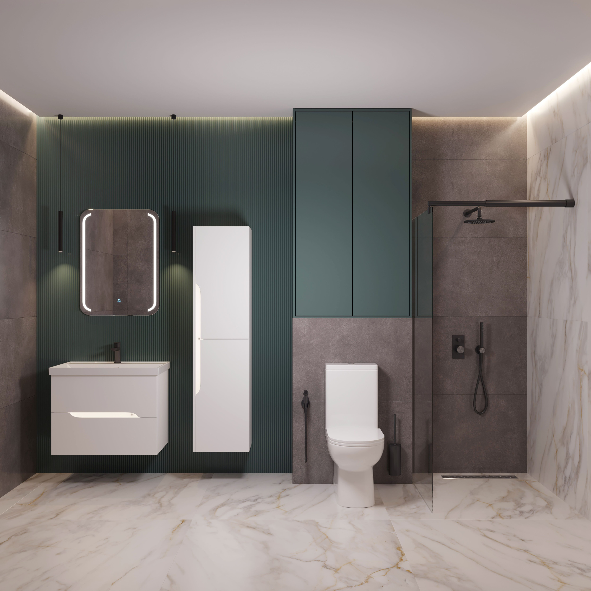 75 Тумба подвесная Шелл 75 (ум. Line 75, Элина 75)