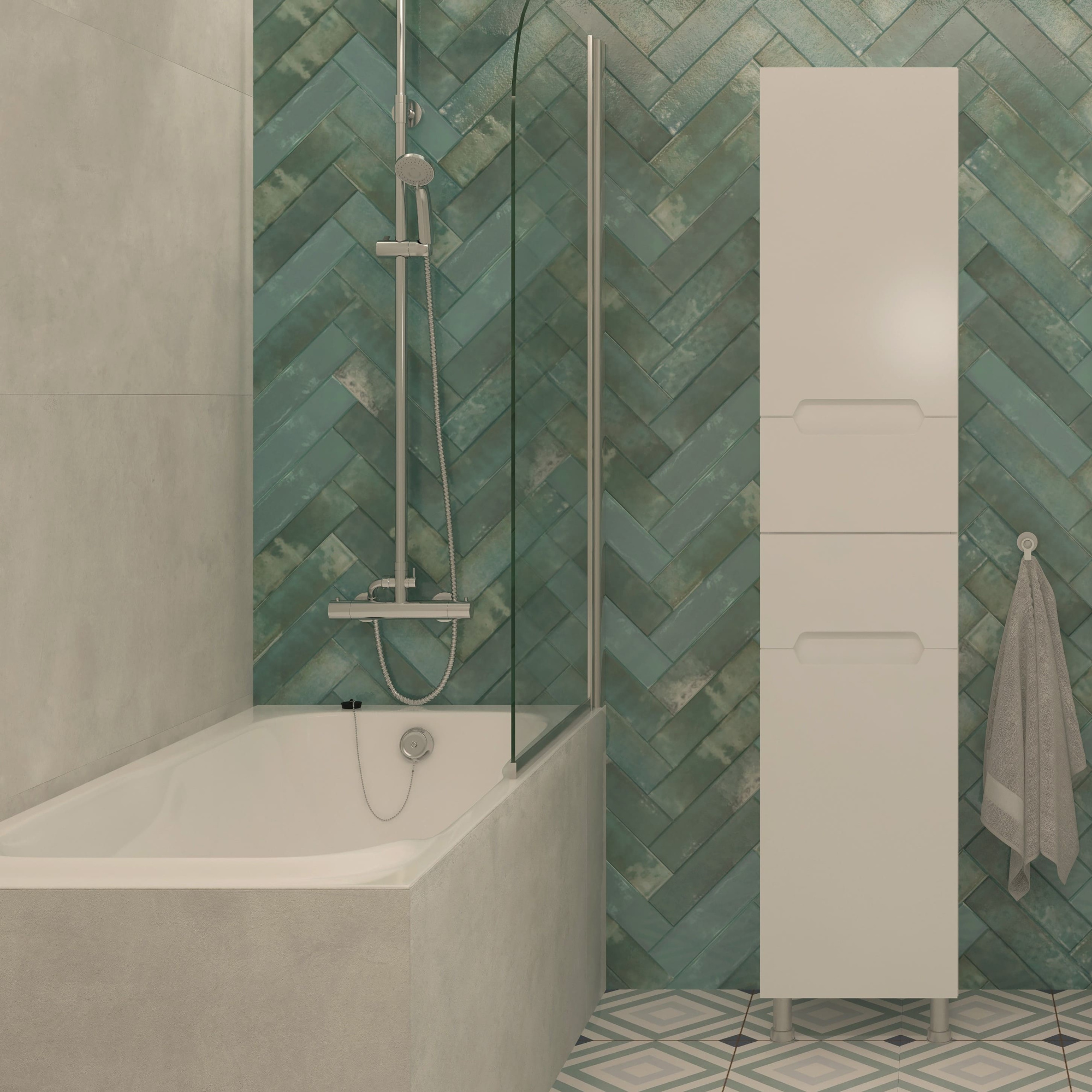 35 Пенал-шкаф "Паола 35" (2 ящика)